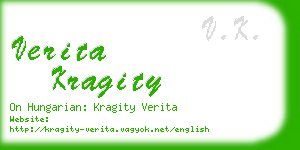 verita kragity business card